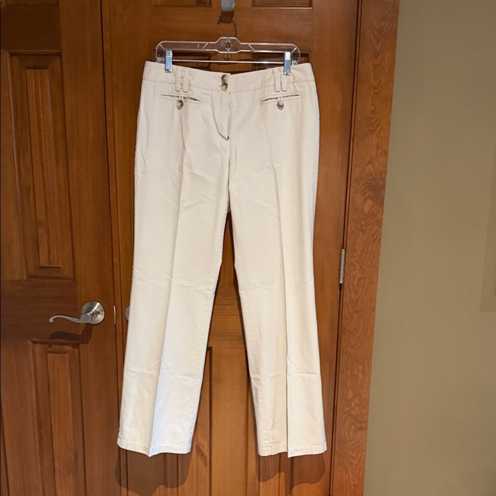 Ann Taylor Women’s Cream Women's Dress Pants